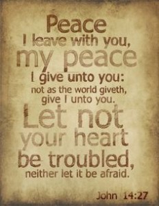 LET NOT YOUR HEART BE TROUBLED