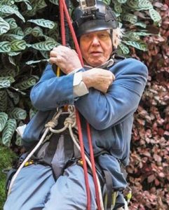 ABSEILING TO SAVE THE PLANET - SIR DAVID ATTENBOROUGH